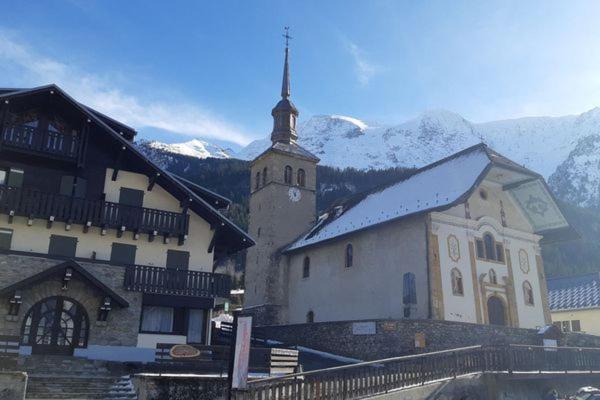Bel appartement au décor Montagnard - 80m2 Les Contamines-Montjoie Exterior foto