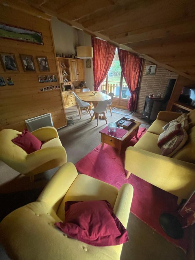 Bel appartement au décor Montagnard - 80m2 Les Contamines-Montjoie Exterior foto